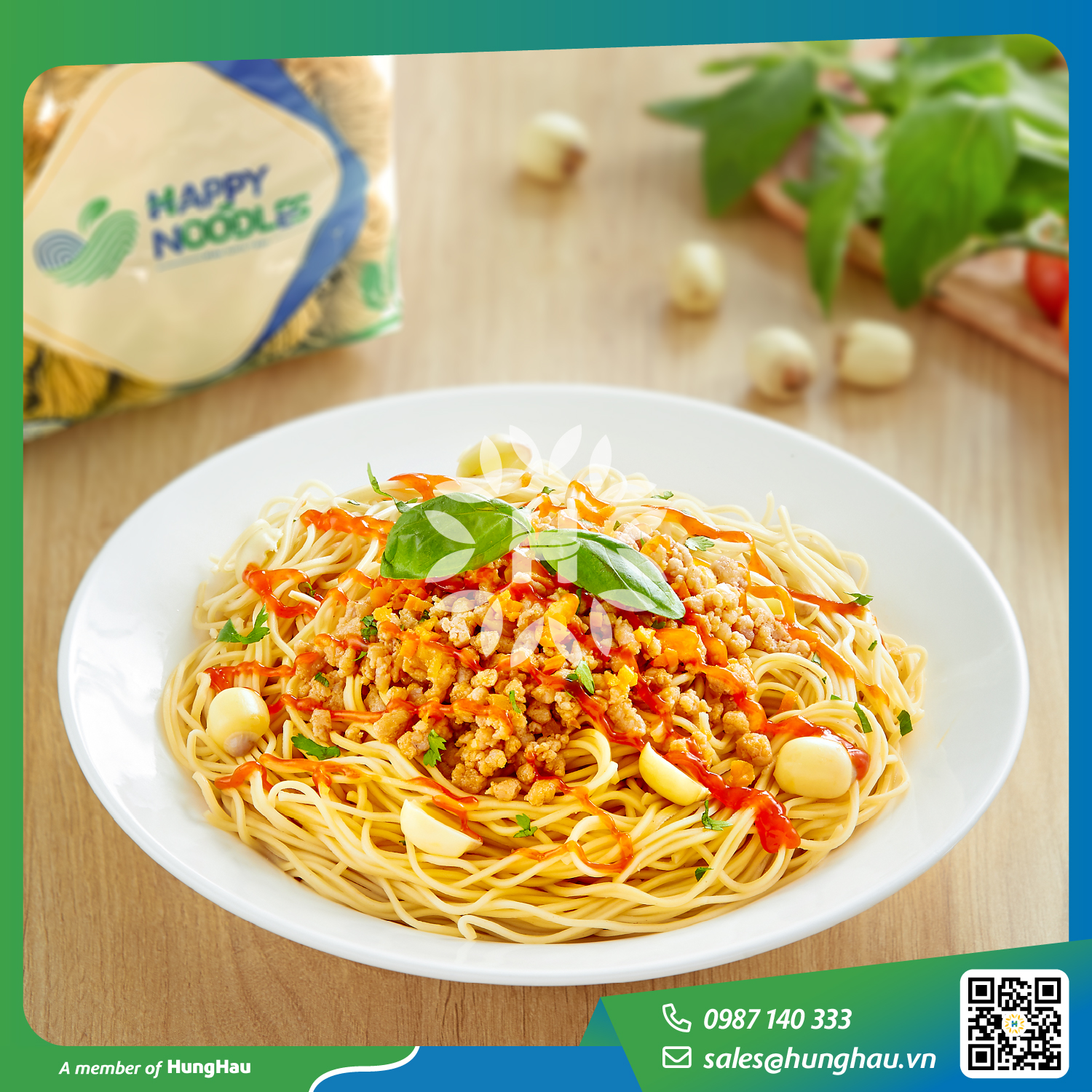 MÌ TRỨNG GÀ HẢO HẠNG HAPPY NOODLES 500GR - Ảnh 3